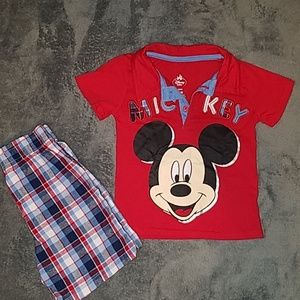 Disney Matching Sets - ๐ 3/$15๐ 12M Mickey Mouse outfit Disney Matching Sets - ๐ 3/$15๐ 12M Mickey Mouse outfit
